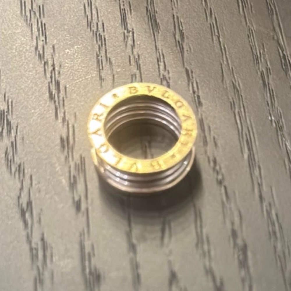 Bulgari Two-Tone Gold and Silver Ring